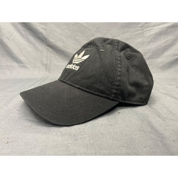 Adidas Men's Relaxed Strapback Cap Black One Size Fits Most NEW WITH TAGS! - Picture 6 of 7